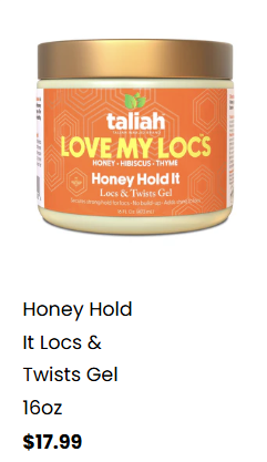 Honey Hold It Locs & Twists Gel 16oz