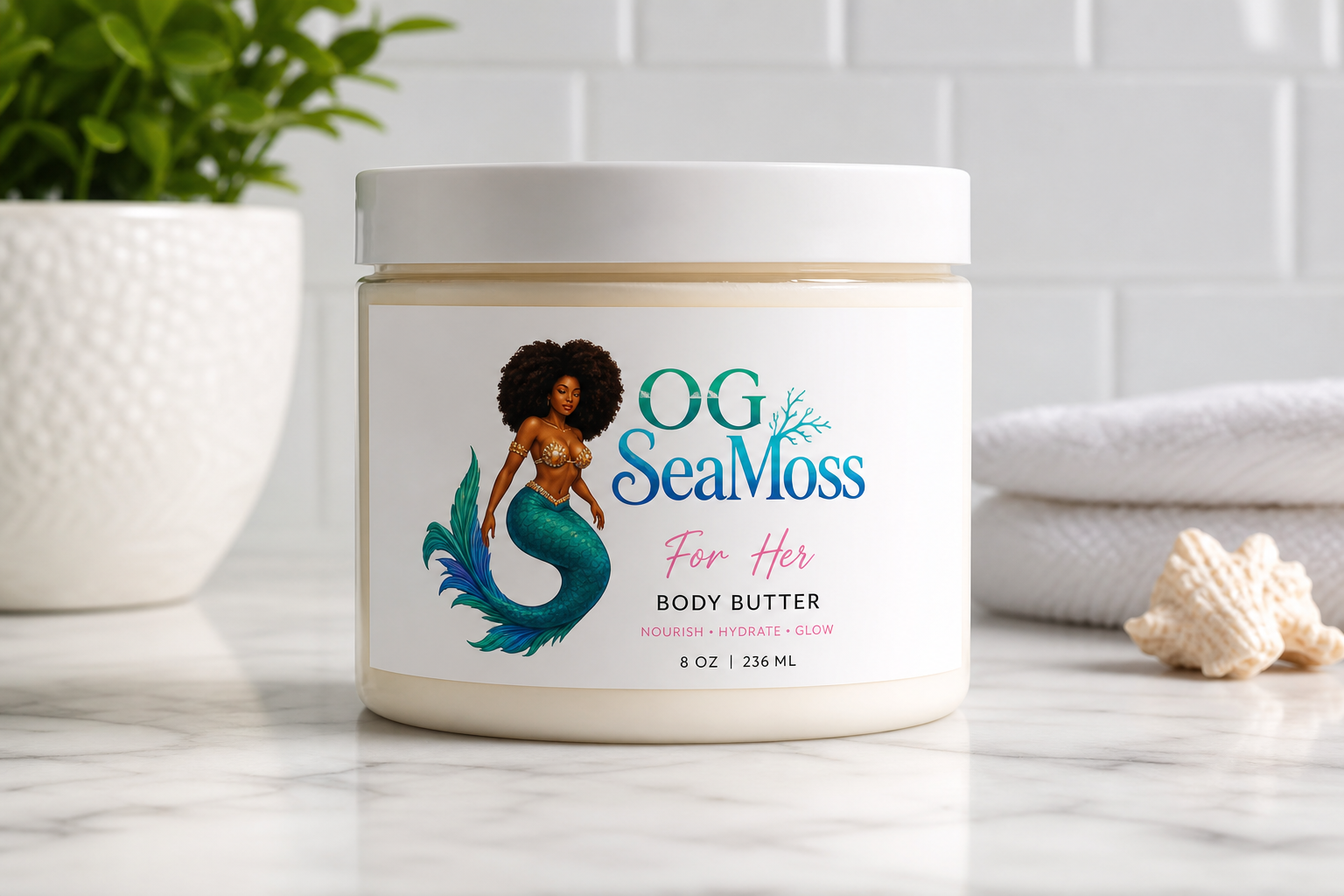 Sea Moss Body Butter (Sweet) — For Her