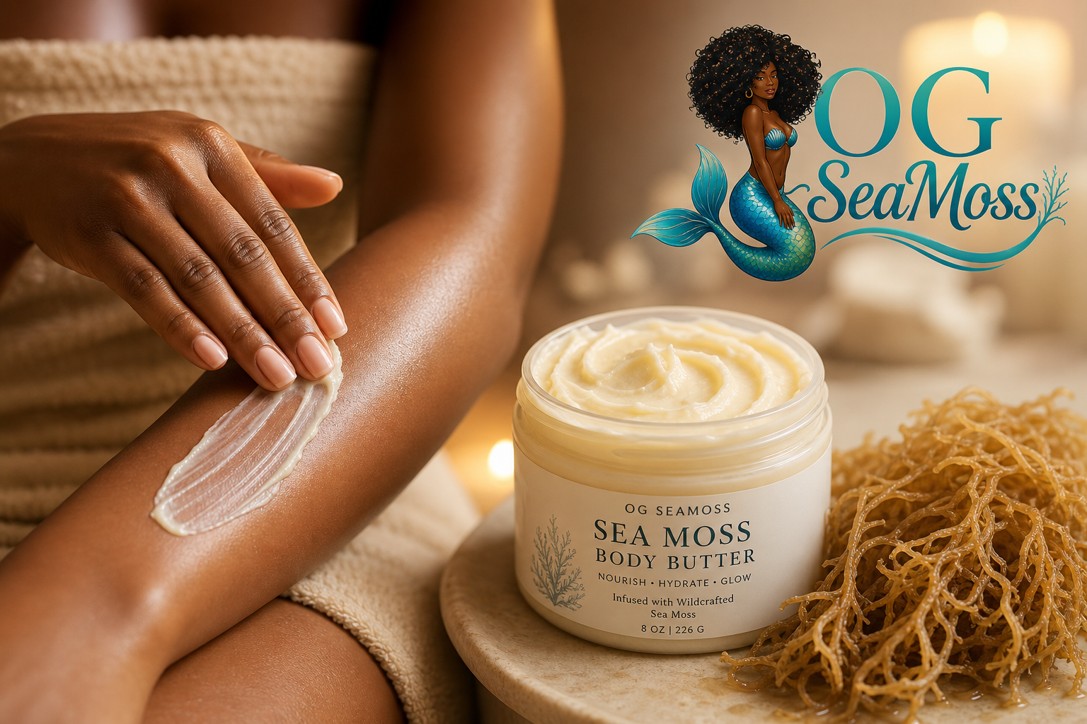 The Mineral Glow: Sea Moss for Skincare